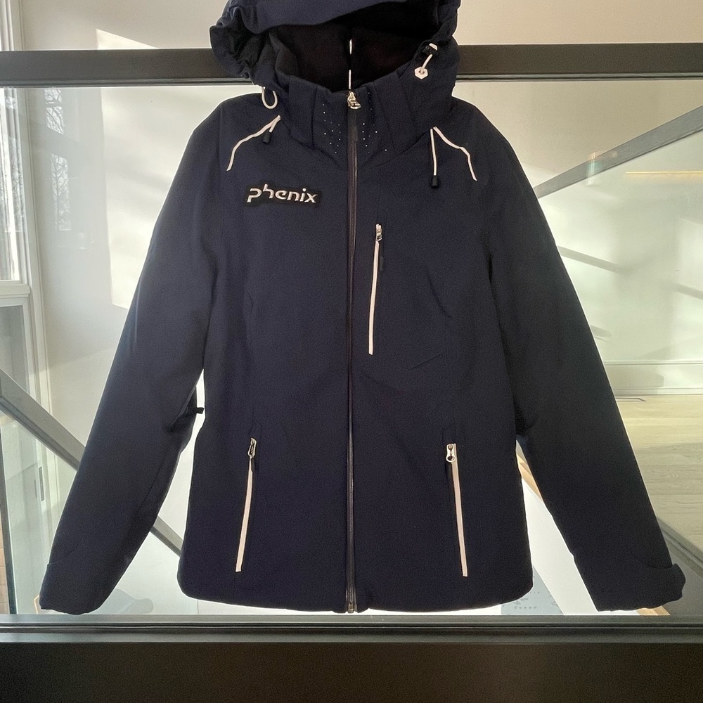 Phenix Women’s Ski & Snow Jacket - Navy Blue, Size 12
